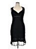 Hourglass 100% Polyester Black Cocktail Dress Size XL - photo 1