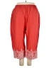 Roaman's 100% Cotton Red Casual Pants Size 28W - photo 2