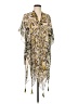 Sole Society 100% Polyester Gold Kimono One size - photo 1