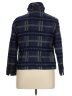 Akris Punto Plaid Checkered-gingham Tweed Blue Jacket Size 14 - photo 2
