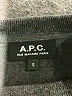 A.P.C. Solid Gray Pullover Sweater Size S - photo 7