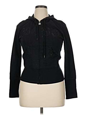 BCBGMAXAZRIA Zip Up Hoodie (view 1)