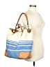 Coach Factory Stripes Blue Ivory Canvas Tote One size - photo 2