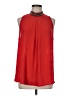 Le Lis 100% Polyester Red Sleeveless Blouse Size M - photo 1