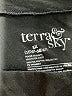 Terra & Sky Solid Black Active Pants Size 1X - photo 7
