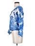 Love 21 100% Polyester Blue 3/4 Sleeve Blouse Size XS - photo 5