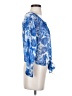 Love 21 100% Polyester Blue 3/4 Sleeve Blouse Size XS - photo 4