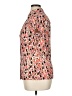 East5th Print Orange Short Sleeve Blouse Size XL - photo 5