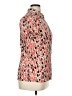 East5th Print Orange Short Sleeve Blouse Size XL - photo 4