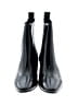 J.Crew 100% Leather Black Ankle Boots Size 7 1/2 - photo 2