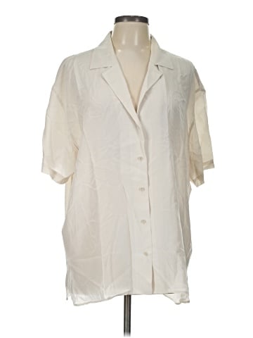 Babaton Short Sleeve Silk Top (view 1)