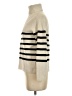 M&S Stripes Tan Turtleneck Sweater Size XS - photo 5