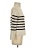 M&S Stripes Tan Turtleneck Sweater Size XS - photo 4