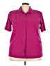 Koret 100% Polyester Purple Short Sleeve Blouse Size 18 - photo 1