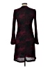 Esprit 100% Polyester Print Burgundy Cocktail Dress Size L - photo 2