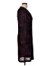 Esprit 100% Polyester Print Burgundy Cocktail Dress Size L - photo 4