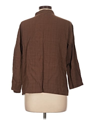 Eileen Fisher 3/4 Sleeve Button-Down Shirt (view 2)