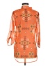 Auditions 100% Polyester Orange 3/4 Sleeve Blouse Size M - photo 2