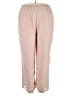 Roaman's 100% Polyester Solid Tan Casual Pants Size 18 - photo 1