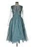 ASOS 100% Polyester Teal Cocktail Dress Size 8 - photo 1