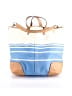 Coach Factory Stripes Blue Ivory Canvas Tote One size - photo 1