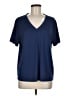Fabletics Blue Short Sleeve T-Shirt Size M - photo 1