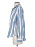 Frank & Eileen 100% Linen Stripes Blue Long Sleeve Button-Down Shirt Size XS - photo 5