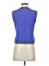 St. John Blue Sleeveless Top Size P (petite) - photo 2
