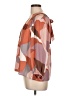 DR2 100% Polyester Orange 3/4 Sleeve Blouse Size L - photo 5