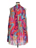 ChicMe 100% Polyester Orange Cocktail Dress Size XL - photo 2