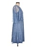 PAPELL Studio 100% Polyester Stars Blue Cocktail Dress Size 10 - photo 4