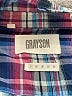 Grayson 100% Cotton Plaid Blue Long Sleeve Button-Down Shirt Size XS (1) - photo 4