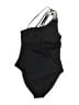 BCBGMAXAZRIA Solid Black One Piece Swimsuit Size 8 - photo 2