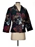 Casual Studio 100% Cotton Print Black Blazer Size S - photo 1