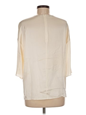 Vince. 3/4 Sleeve Silk Top (view 2)