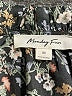Monday Fun Floral Black Short Sleeve Blouse Size M - photo 7