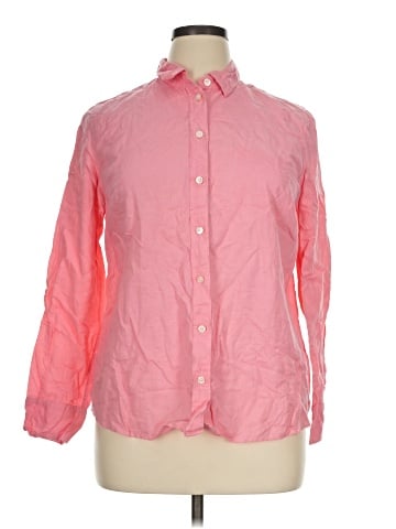 J.Crew Factory Store Long Sleeve Button-Down Shirt (view 1)