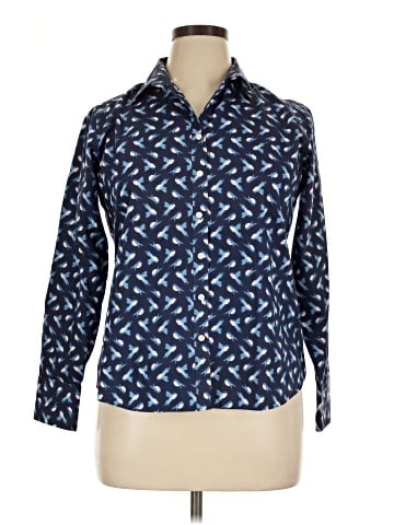 Lands' End Long Sleeve Button-Down Shirt (view 1)