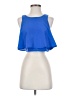 Lulus 100% Polyester Blue Sleeveless Blouse Size M - photo 1