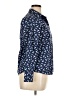 Lands' End 100% Cotton Print Blue Long Sleeve Button-Down Shirt Size 14 (petite) - photo 4