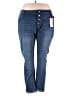 Assorted Brands Solid Blue Jeans Size 5X - photo 1