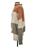 Allie Rose 100% Polyester Color Block Tan Turtleneck Sweater Size S - photo 5