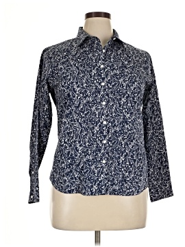 Lands' End Long Sleeve Button Down Shirt