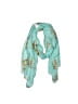 Pier 1 Imports 100% Polyester Teal Scarf One size - photo 1