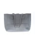 B Makowsky 100% Leather Gray Leather Tote One size - photo 1