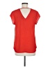DR2 100% Polyester Red Short Sleeve Blouse Size M - photo 2