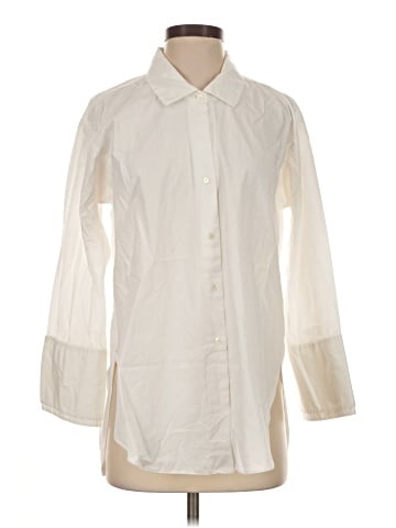 Halston Heritage 3/4 Sleeve Button-Down Shirt (view 1)