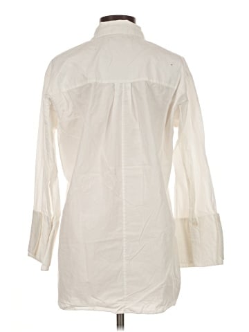 Halston Heritage 3/4 Sleeve Button-Down Shirt (view 2)