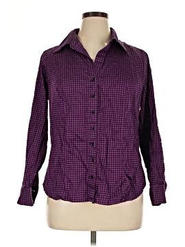 Lane Bryant Long Sleeve Button Down Shirt