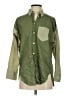 J.Crew Solid Green Long Sleeve Button-Down Shirt Size 2 - photo 1